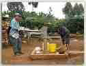 Completed community borehole